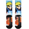 Naruto Part II Shippuden Pixel Character All Over Sublimated Crew Socks Multicoloured - image 2 of 4