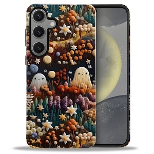 BONGEEK Case Compatible with Samsung Galaxy S24,Scratch Resistant Hybrid 2-Layer Hard Shell Bright Phone Case, Garden - 1 of 4