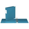 Davis Group 6pk 1.5" Premium Economy Angled D-Ring Binder Turquoise Blue: Hard Cover, 350 Sheet Capacity, 2 Pockets - 2 of 4