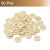 Unique Bargains Wooden DIY Craft Clothing Sewing Buttons 50 Pcs - 3 of 4