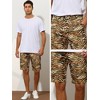 INSPIRE CHIC Men's Summer Regular Fit Animal Printed Shorts - 4 of 4