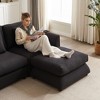 102.2" Modular L-Shaped Sectional Sofa with Ottoman & Cushions - 3 of 4