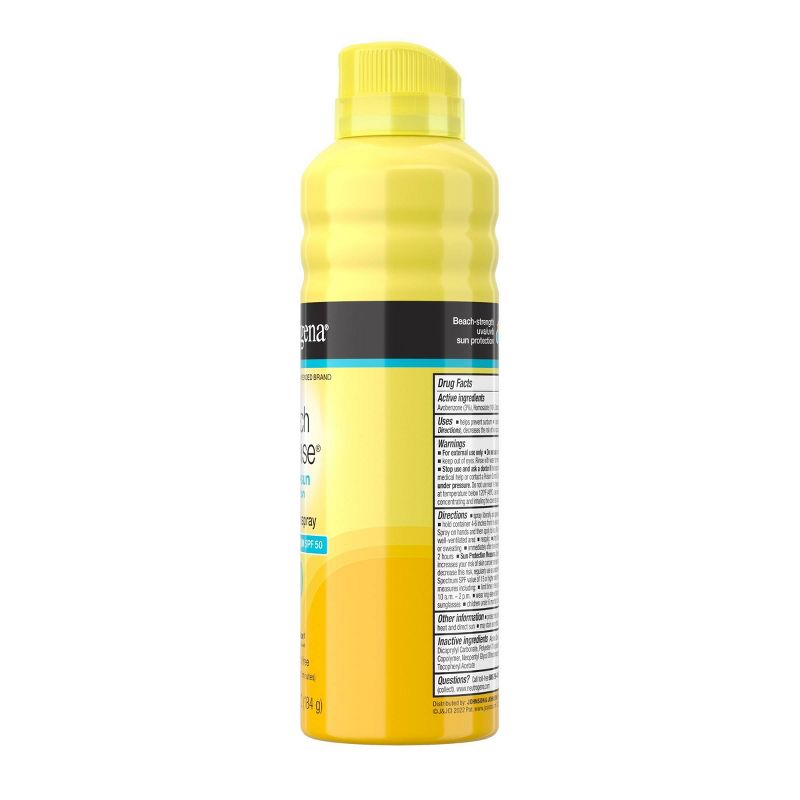 Neutrogena Beach Defense Sunscreen Spray, SPF 50, 6.5oz, 3 of 14