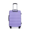 Whisen 3-Piece Set(21/25/29 in.) Hardshell Lightweight Suitcase Luggage Sets with TSA Lock and Two Hooks - 4 of 4