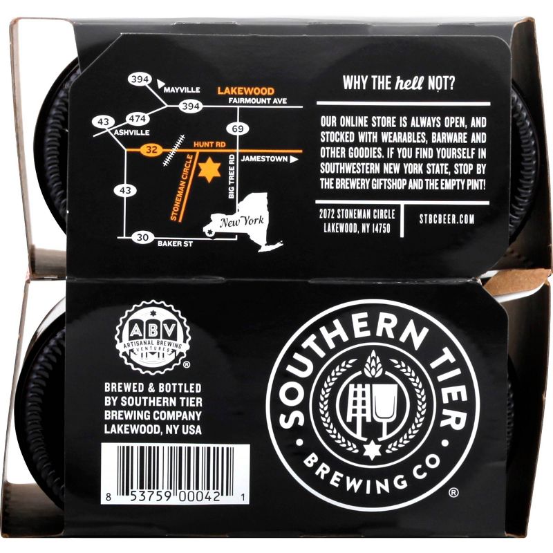 Southern Tier Pumking Imperial Pumpkin Ale Beer - 4pk/12 fl oz Bottles, 3 of 5
