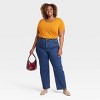 Women's Short Sleeve Relaxed Scoop Neck T-Shirt - Ava & Viv™ - 3 of 3