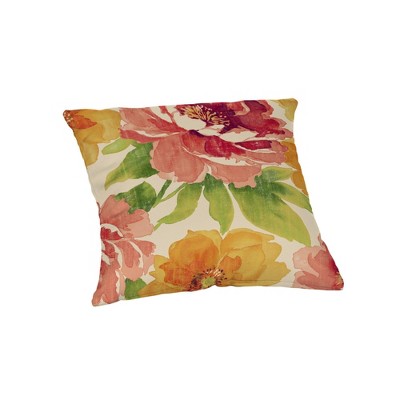 Casual Cushion Patterned 1-Piece Indoor/Outdoor Square Throw Pillow