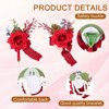 Unique Bargains Satin Romantic Durable Elegant Rose Corsage and Boutonnieres Set 2 Pcs - 3 of 4