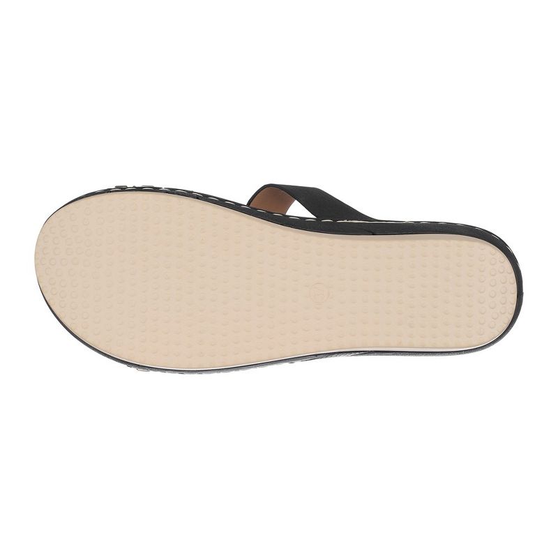 GC Shoes Tera Embellished Comfort Slide Wedge Sandals, 5 of 6