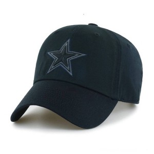 NFL Dallas Cowboys Adult Black Tonal Clean Up Hat - 1 of 2