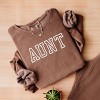 Simply Sage Market Embroidered Aunt Outline Lightweight Garment Dyed Sweatshirt - 3 of 4