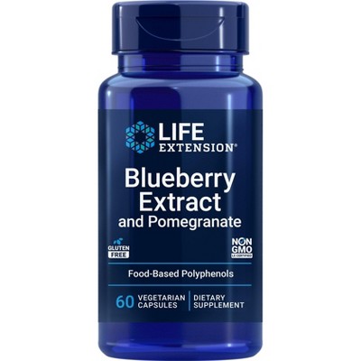 Blueberry Extract With Pomegranate by Life Extension  -  60 Vegetarian Capsules