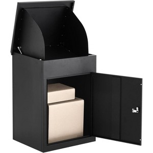 COZONY Lockable Package Delivery Box, Anti-Theft Waterproof Parcel Drop Box for Porch Fence Curbside - 1 of 4