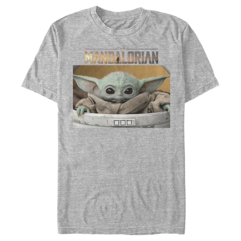 Men's Star Wars The Mandalorian The Child Bassinet T-Shirt, 1 of 5