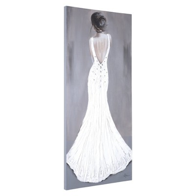 Yosemite Home Decor YK150944A Woman in White Multi