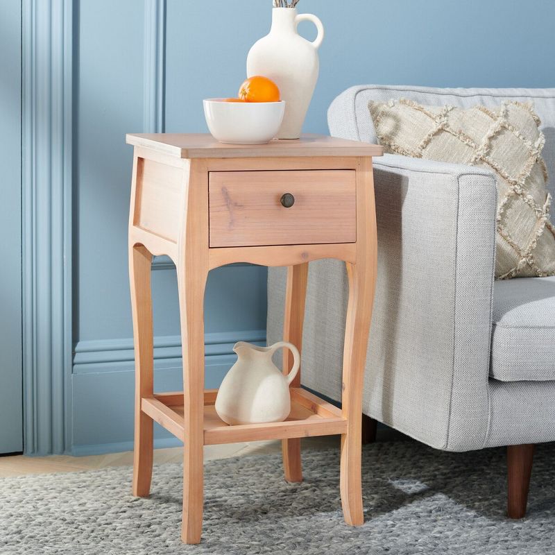 Thelma End Table - Honey Natural - Safavieh., 2 of 4