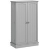 HOMCOM 41" Kitchen Pantry, 2-Door Kitchen Cabinet with 5-tier Storage Shelving, 12 Spice Racks and Adjustable Shelves for Dining Room - 4 of 4