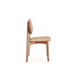 Set of 2 Versailles Square Dining Chairs Natural: Manhattan Comfort, Ash Wood Frame, Rattan Detail, No Assembly Required - 4 of 4