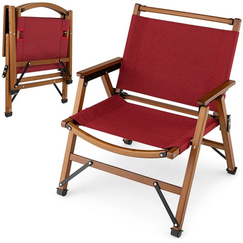 Bamboo folding best sale beach chair