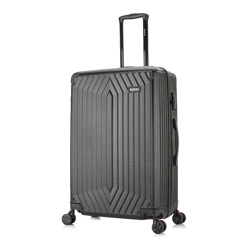 DUKAP STRATOS Lightweight Hardside Large Checked Spinner Suitcase, 1 of 9