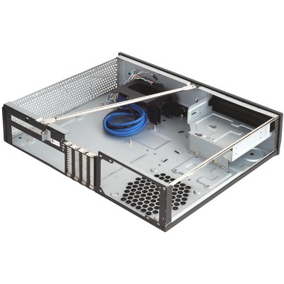 SilverStone Black Micro ATX Media Center Case with USB 3.0
