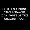 Men's Lost Gods This Ungodly Hour Quote T-Shirt - 2 of 4