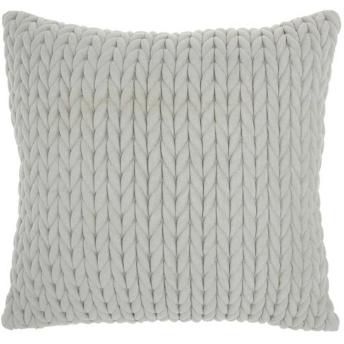 Nourison White Down-filled Cotton Pillow Insert - On Sale - Bed