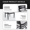 CAVINAS 7 Piece Patio Dining Set Aluminum Dining Table with Chairs Black Sintered Stone Tabletop Outdoor Dining with 6 Chairs for Patio - 2 of 4