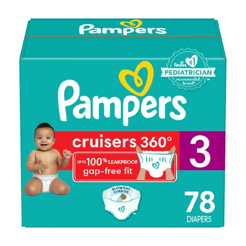 Pampers Baby Dry Diapers Super Pack - Size 3 - 104ct : Target