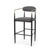 Vatros Barstools Set of 2 Counter Height Upholstered Bar Stools with Back - 4 of 4