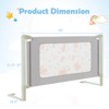 Infans 70" Bed Rail for Toddlers Infants Foldable Safety Bed Guardrail with Double Lock - image 2 of 4