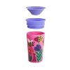 Munchkin Miracle 360° Wild Love Sippy Cup - 2pk - 9oz Total Lemur/Bee - image 3 of 4