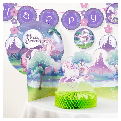  Unicorn  Fantasy Birthday  Party  Decorations  Kit Target 
