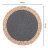 REGALWOVEN Dining Table Decor Indoor Outdoor Kitchen Wipe Clean Farmhouse Placemats 4 Pcs 14*14 in - 2 of 4