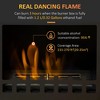 NicBex Freestanding Electric Fireplace 9.75 Inch Small Heater Fireplace Burns up to 3 Hours,Black - 4 of 4