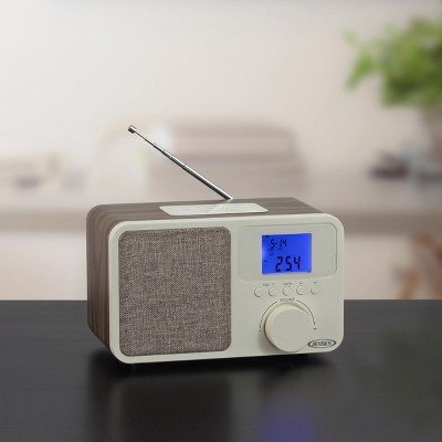 Jensen Am/fm Digital Dual Alarm Clock Radio With Lcd Display, 1a