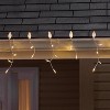 Celebrations Icicle Christmas Lights, Blue LED C9 Warm White 70 ct - 9 ft. - 2 of 2