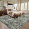 Vintage Area Rug Oriental Distressed Floor Mats with Non-Slip Backing - 2 of 4