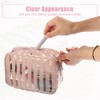 Unique Bargains Portable PVC Clear Zipper Makeup Bag Organizers 1 Pc - 3 of 4