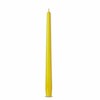 tag Color Studio 12" Traditional Taper Unscented Smokeless Paraffin Wax Candle Yellow Set of 4, Burn Time 8 hrs. - 2 of 2