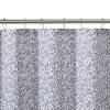 LunaLulinlk Gray/White Botanical Printed Fabric Shower Curtain - 4 of 4
