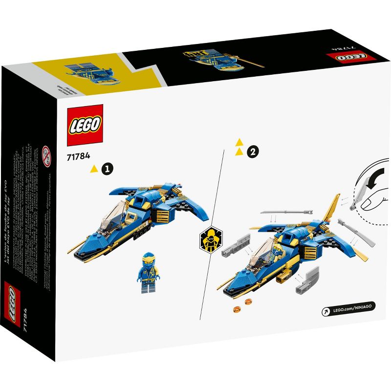 LEGO NINJAGO Jay Lightning Jet EVO Toy Plane Set 71784, 5 of 8