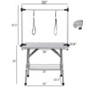 VisioGear 36" Folding Dog Pet Grooming Table with Adjustable Arm and Clamps, Pet Dog Cat Grooming Table, Silver & Gray, 36"*23.6"*65.5" - 3 of 4
