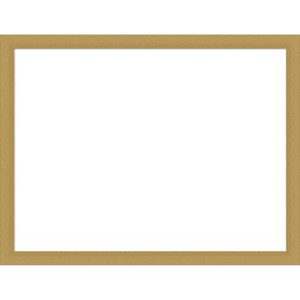Amanti Art Grace Brushed Gold Narrow Framed Magnetic Dry Erase Board - 1 of 4