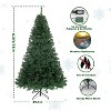 TackView 6.5FT Pre-Lit Artificial Christmas Tree, Xmas Tree with Warm White & Colored Change Lights, 8 Lighting Modes - 3 of 4