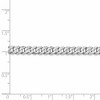 Black Bow Jewelry 5.5mm, 14K White Gold, Solid Miami Cuban (Curb) Chain Necklace - 4 of 4