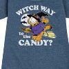 Girls' - Garfield - Witch Way To The Candy Graphic Short Sleeve Fleece Dress - 2 of 4