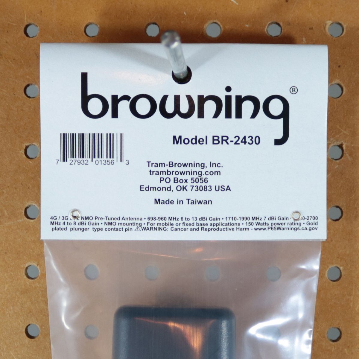 Browning® Wide-Band 4G/3G LTE Wi-Fi® High-Gain Low-Profile Cellular Antenna with NMO Mounting, 5-1/2-Inch Tall - thumbnail 9