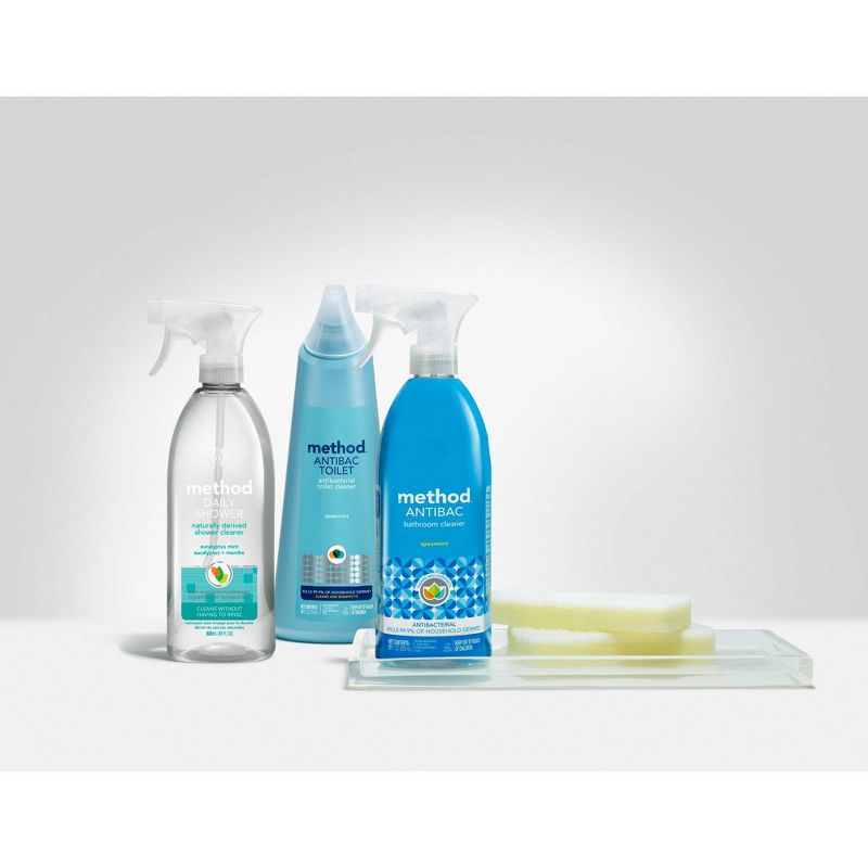 Method Spearmint Antibacterial Bathroom Cleaner Spray Bottle - 28 fl oz, 3 of 10