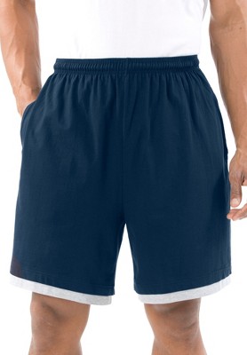KingSize Men's Big & Tall Hang-Down Lightweight Jersey Shorts